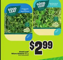 FreshCo Good Leaf Micro Greens 50 g offer