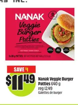 FreshCo Nanak Veggie Burger Patties 640 g offer