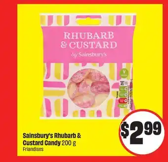 FreshCo Sainsbury's Rhubarb & Custard Candy 200 g offer