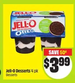FreshCo Jell-O Desserts 4 pk offer