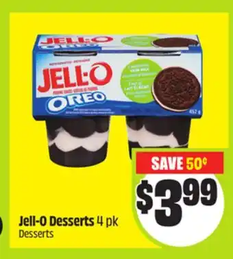 FreshCo Jell-O Desserts 4 pk offer