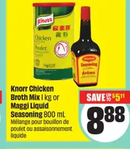FreshCo Knorr Chicken Broth Mix or Maggi Liquid Seasoning 800mL 1kg offer