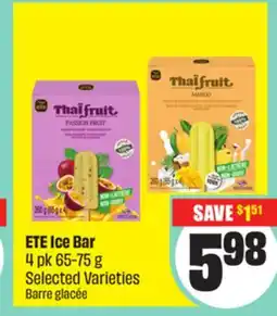 FreshCo ETE Ice Bar 4 pk 65-75 g Selected Varieties offer