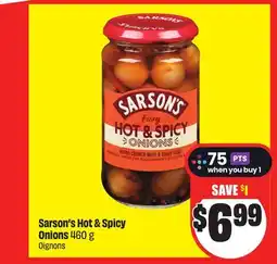 FreshCo Sarson's Hot & Spicy Onions 460 g offer