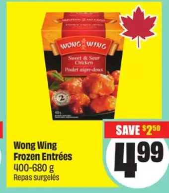 FreshCo Wong Wing Frozen Entrées 400-680 g offer