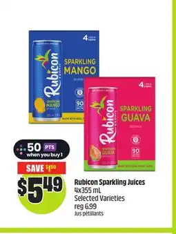 FreshCo Rubicon Sparkling Juices 4x355 ml Selected Varieties offer