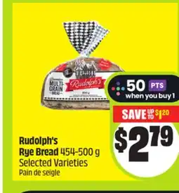 FreshCo Rudolph's Rye Bread 454 -500 g Selected Varieties offer