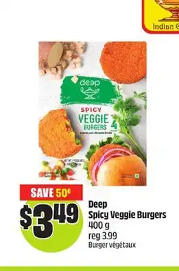 FreshCo Deep Spicy Veggie Burgers 400 g offer