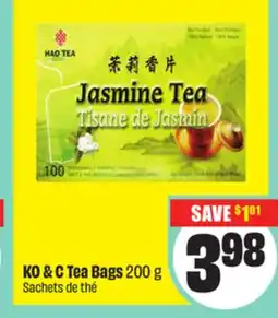 FreshCo KO & C Tea Bags 200 g offer