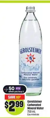 FreshCo Gerolsteiner Carbonated Mineral Water 750 ml offer