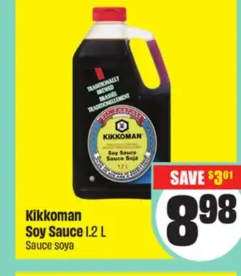 FreshCo Kikkoman Soy Sauce 1.2 L offer