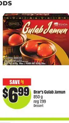 FreshCo Brar's Gulab Jamun 850 g offer