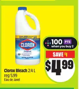 FreshCo Clorox Bleach 2.4 l offer