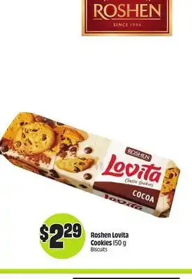 FreshCo Roshen Lovita Cookies 150 g offer