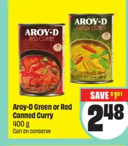 FreshCo Aroy-D Green or Red Canned Curry 400 g offer