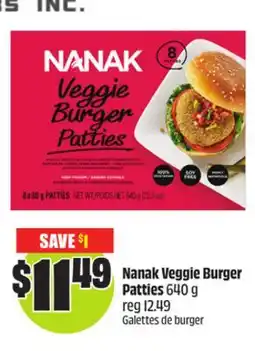 Chalo FreshCo Nanak Veggie Burger Patties 640 g offer