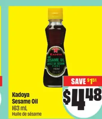 Chalo FreshCo Kadoya Sesame Oil 163 mL offer