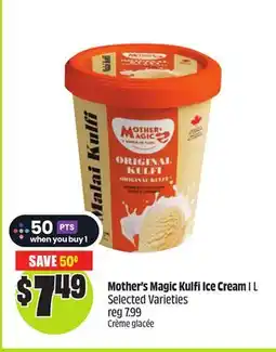 Chalo FreshCo Mother's Magic Kulfi Ice Cream 1 L Selected Varieties offer