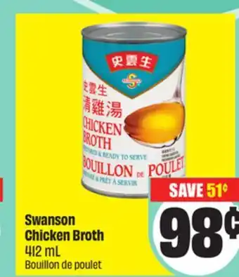 Chalo FreshCo Swanson Chicken Broth 412 mL offer