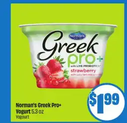 FreshCo Norman's Greek Pro+ Yogurt 5.3 oz offer