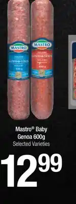 FreshCo Mastro Baby Genoa 600g Selected Varieties offer