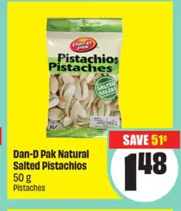 Chalo FreshCo Dan-D Pak Natural Salted Pistachios 50 g offer