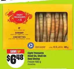 Chalo FreshCo Eight Treasures Head-On, Shell-On Raw Shrimp Frozen 400 g offer