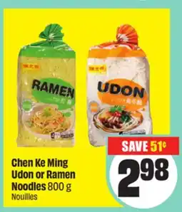 Chalo FreshCo Chen Ke Ming Udon or Ramen Noodles 800 g offer