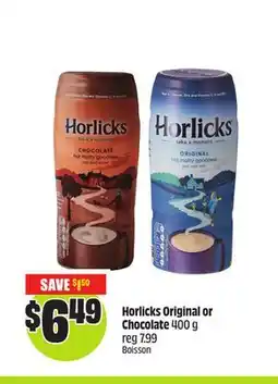 Chalo FreshCo Horlicks Original or Chocolate 400 g offer