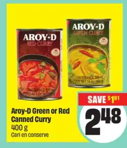 Chalo FreshCo Aroy-D Green or Red Canned Curry 400 g offer
