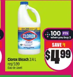 Chalo FreshCo Clorox Bleach 2.4 L offer