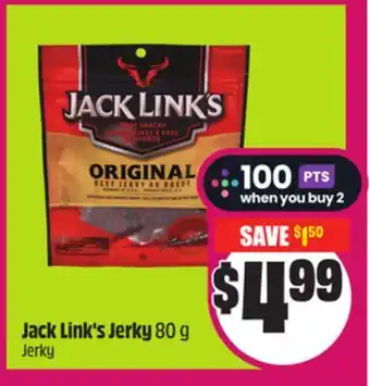 Chalo FreshCo Jack Link's Jerky 80 g offer