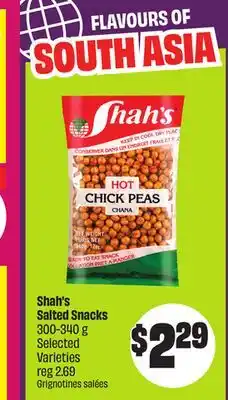 Chalo FreshCo Shah's Salted Snacks 300-340 g Selected Varieties offer
