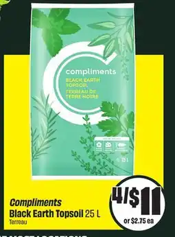 Chalo FreshCo Compliments Black Earth Topsoil 25 L offer