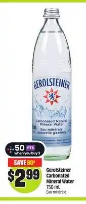 Chalo FreshCo Gerolsteiner Carbonated Mineral Water offer