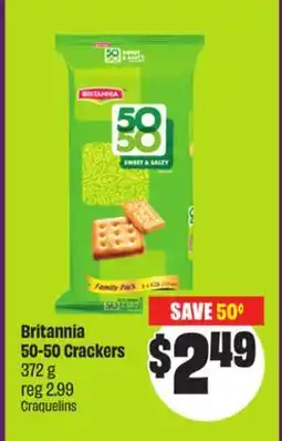 Chalo FreshCo Britannia 50-50 Crackers 372 g offer