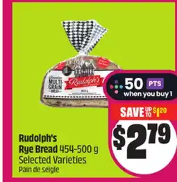 Chalo FreshCo Rudolph's Rye Bread 454-500 g Selected Varieties offer