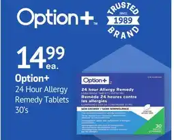 Remedy's RX Option+ 24 Hour Allergy Remedy Tablets offer