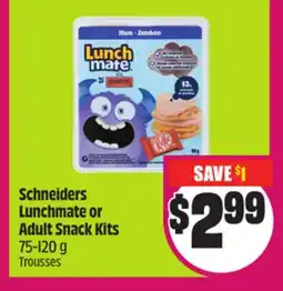 Chalo FreshCo Schneiders Lunchmate or Adult Snack Kits 75-120 g offer