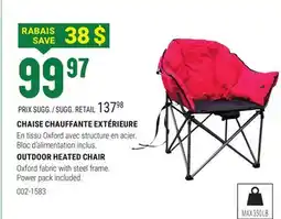 BMR CHAISE CHAUFFANTE EXTÉRIEURE offer