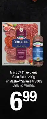 Chalo FreshCo Mastro Charcuterie Gran Piatto 200g or Mastro Salametti 300g offer