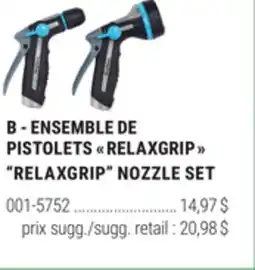 BMR ENSEMBLE DE PISTOLETS  RELAXGRIP  offer