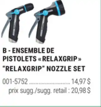 BMR ENSEMBLE DE PISTOLETS  RELAXGRIP  offer
