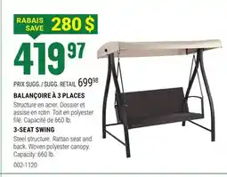 BMR BALANÇOIRE À 3 PLACES offer