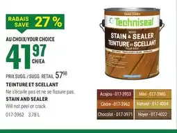 BMR TEINTURE ET SCELLANT offer