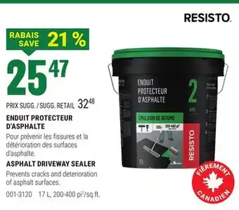 BMR ENDUIT PROTECTEUR D'ASPHALTE offer
