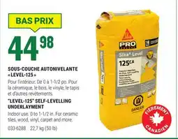 BMR SOUS-COUCHE AUTONIVELANTE  LEVEL-125  offer