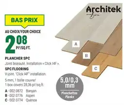 BMR PLANCHER SPC offer