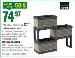 BMR JARDIN MODULAIRE offer