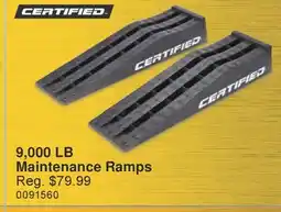 PartSource Certified 9,000 LB Maintenance Ramps offer